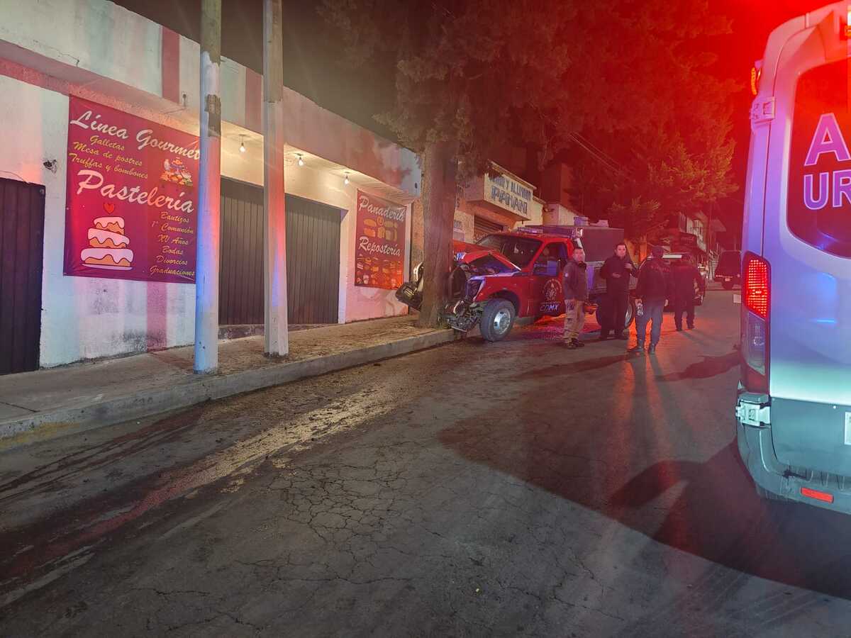 El accidente ocurrió en la avenida Ojo de Agua en su cruce con calle Oyamel. | Foto: Enrique Luna
