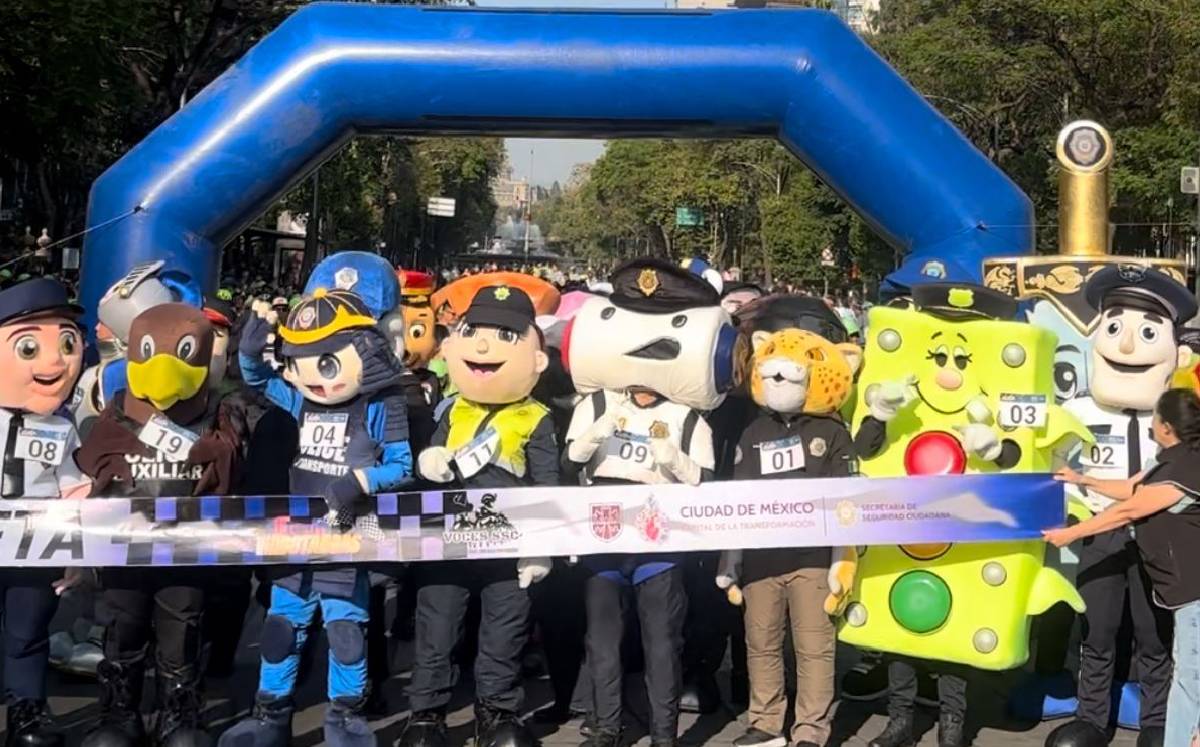 SCC celebra carrera de botargas en CdMx por el día del niño