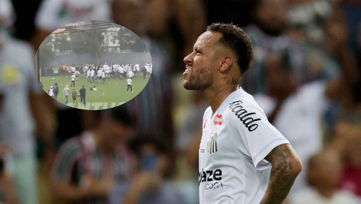 Aficionados del Santos de Neymar invaden centro de entrenamiento del club y causan tensión en jugadores (Reuters)