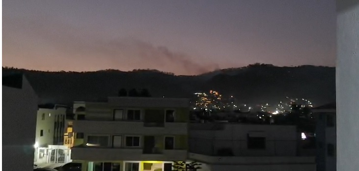 Contaminación a causa de un incendio en Ciudad Guzmán. (Especial)
