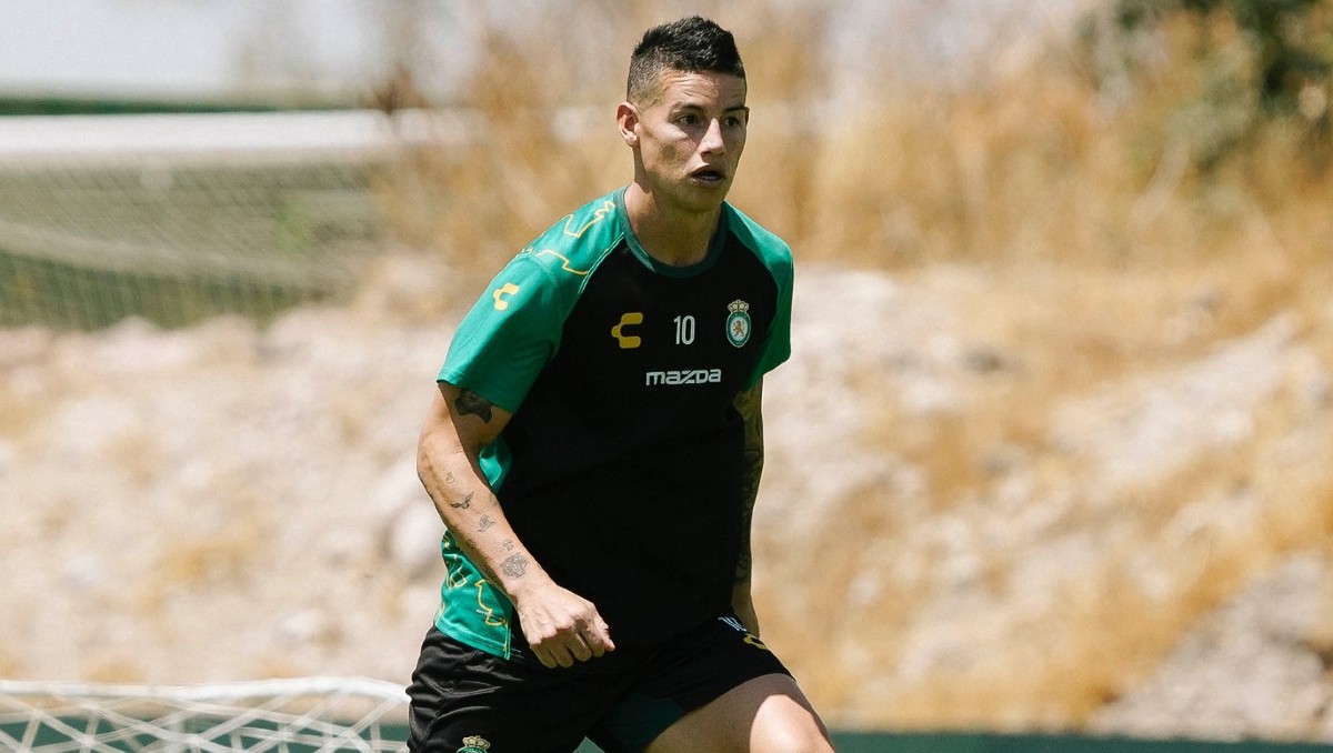 James Rodríguez, no podrá jugar el partido de ida contra Cruz Azul. | Monse Yépez