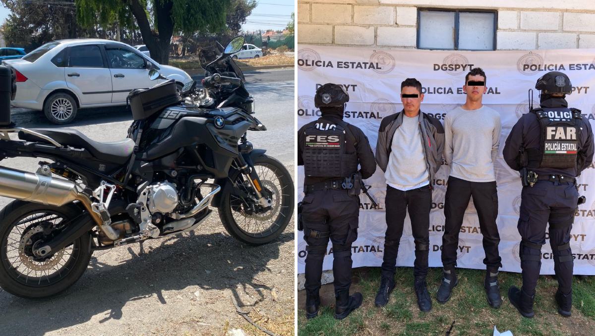 Agentes iniciaron una persecución sobre la carretera Capulín–Chalma para poder capturar a los dos hombres ligados al CJNG. Foto: (Especial)