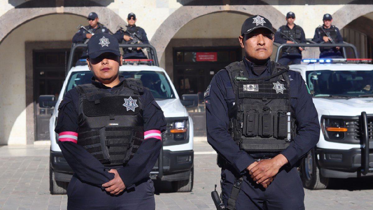 Calimaya adquirió 8 nuevas patrullas para mejorar la seguridad. Foto: (Especial)
