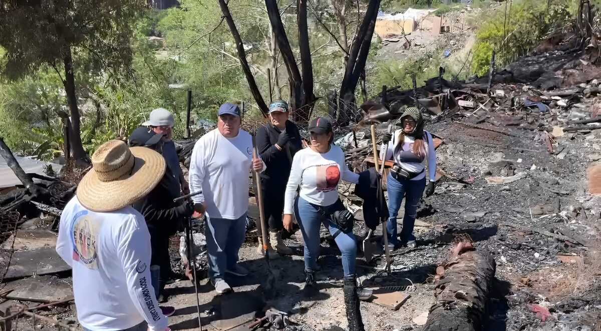 Durante la búsqueda encontraron herramientas y ropa. | Foto: Especial