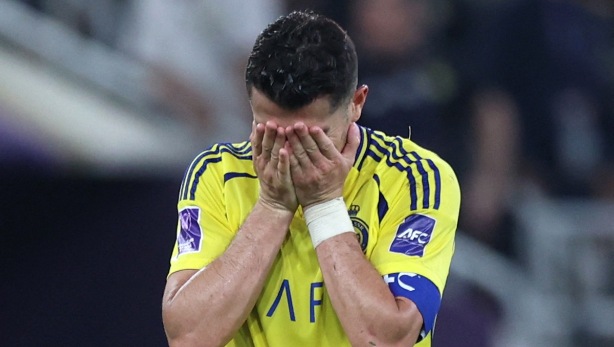 Cristiano Ronaldo y Al Nassr, eliminados de la Champions de Asia (AFP)