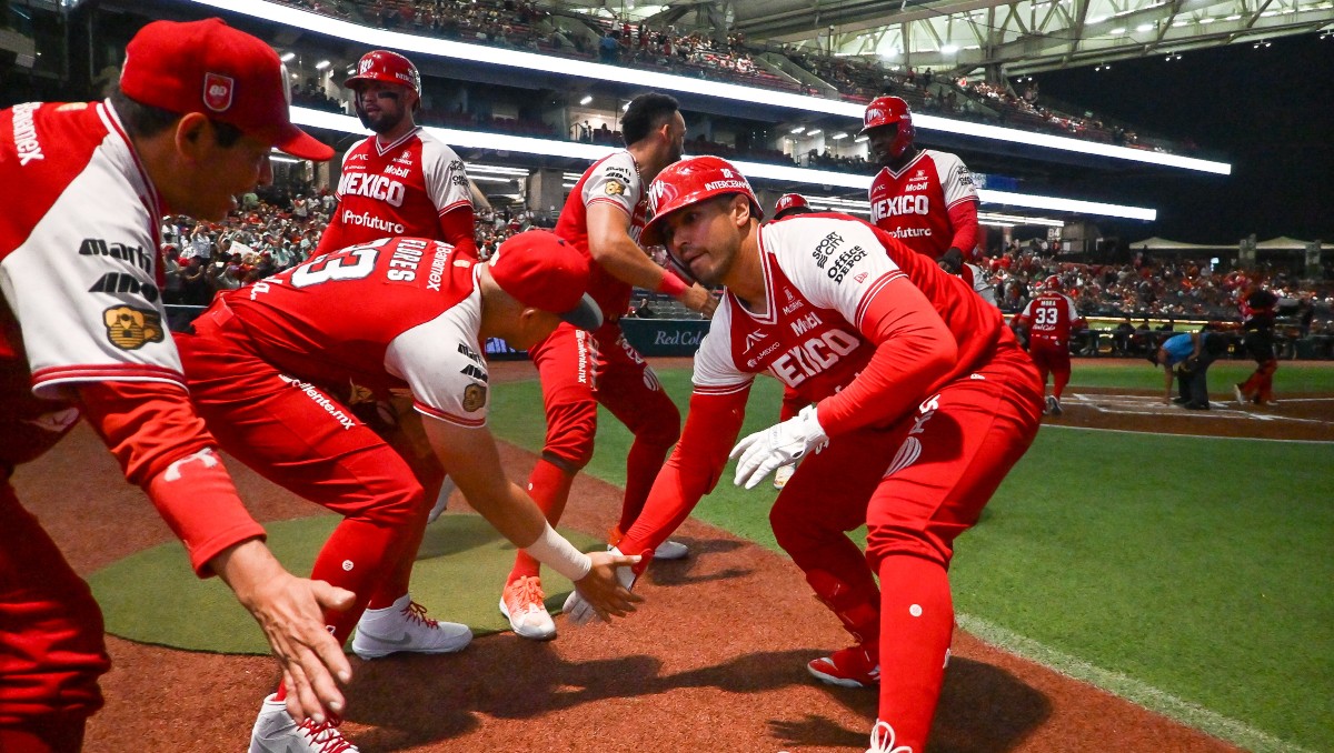 Diablos Rojos consigue su novena victoria consecutiva en la LMB 2025 (Cortesía Diablos Rojos)