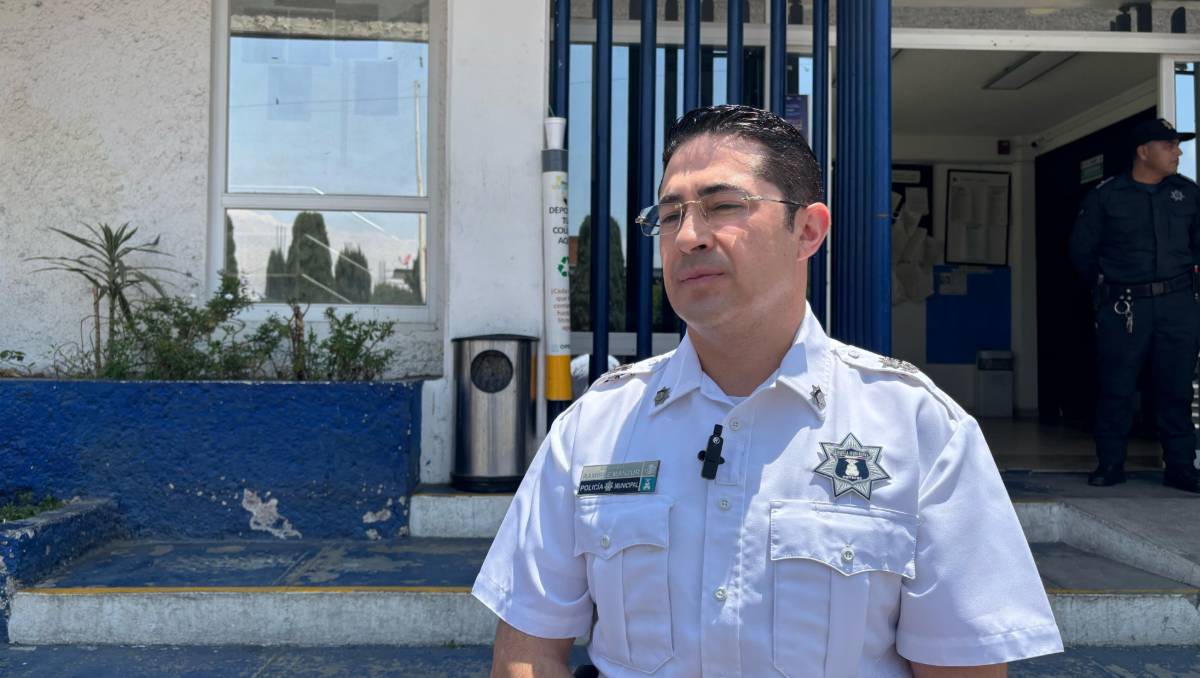 Jesús Alberto Ramírez Manzur, titular de la Dirección de Seguridad Pública de Metepec.| Foto: Abadiel Martínez
