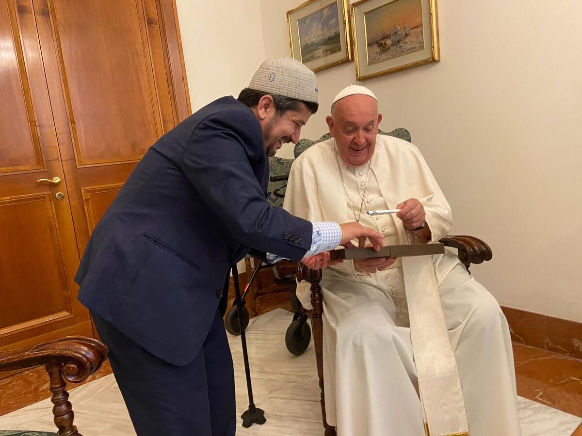 El Papa conoció a 'El Turco' en una reunión casual en Estados Unidos. | Especial