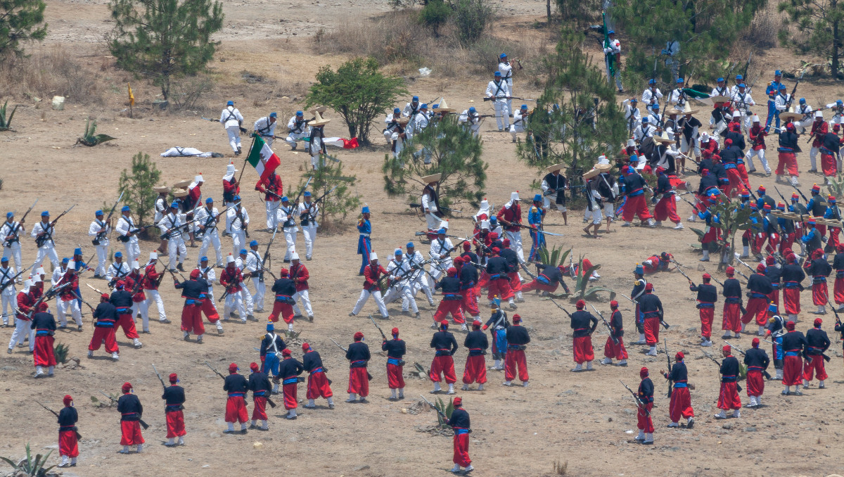 Representación de la Batalla del 5 de Mayo de 1862 en Puebla | Andrés Lobato