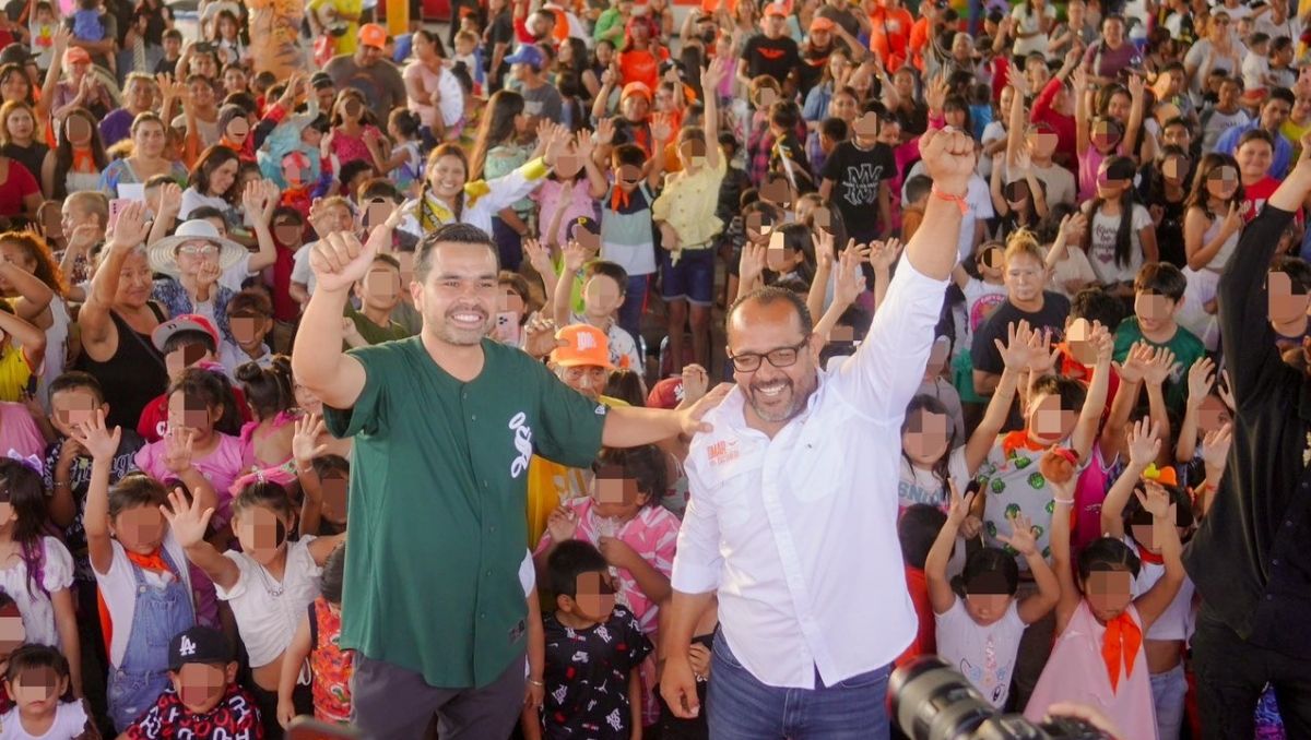 El candidato a presidente municipal fue acompañado por Jorge Máynez. | Especial