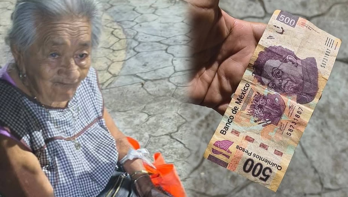 En Catemaco Veracruz, una mujer mayor fue estafada con un billete falso | Facebook