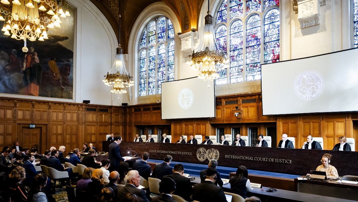 La Corte Internacional de Justicia escucha los argumentos de 40 países. | AFP