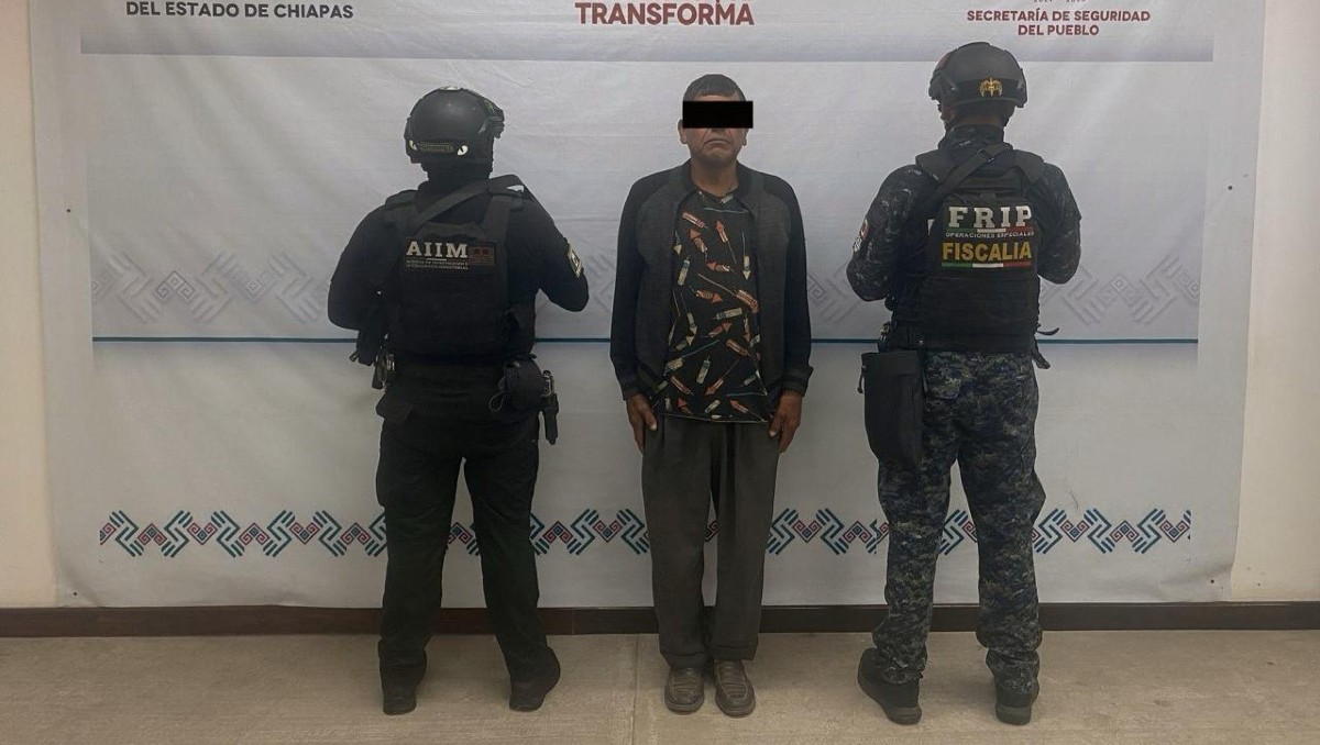 Fiscalía de Chiapas detiene a presunto responsable del feminicidio de Elfega Hernández | Especial