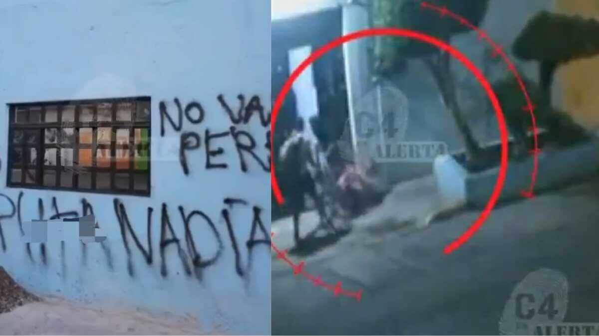Gabriel 'N' volvió al domicilio de su ex novia para 'grafitear' la fachada.