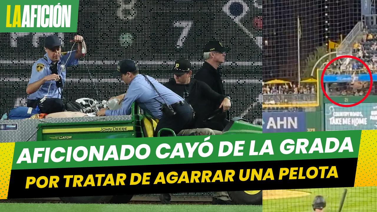 Hombre cae desde las gradas del PNC Park en juego de MLB entre Pirates y Cubs