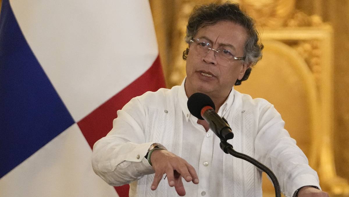 El presidente de Colombia Gustavo Petro. (Foto: AP)