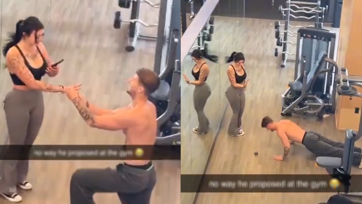 Propuesta de matrimonio en gimnasio se vuelve viral | Especial