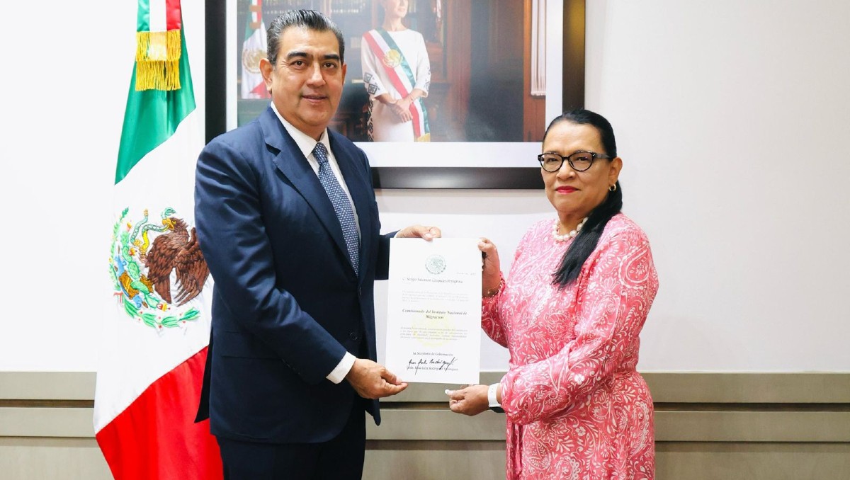 Sergio Salomón Céspedes es el nuevo titular del INM | X: @rosaicela_