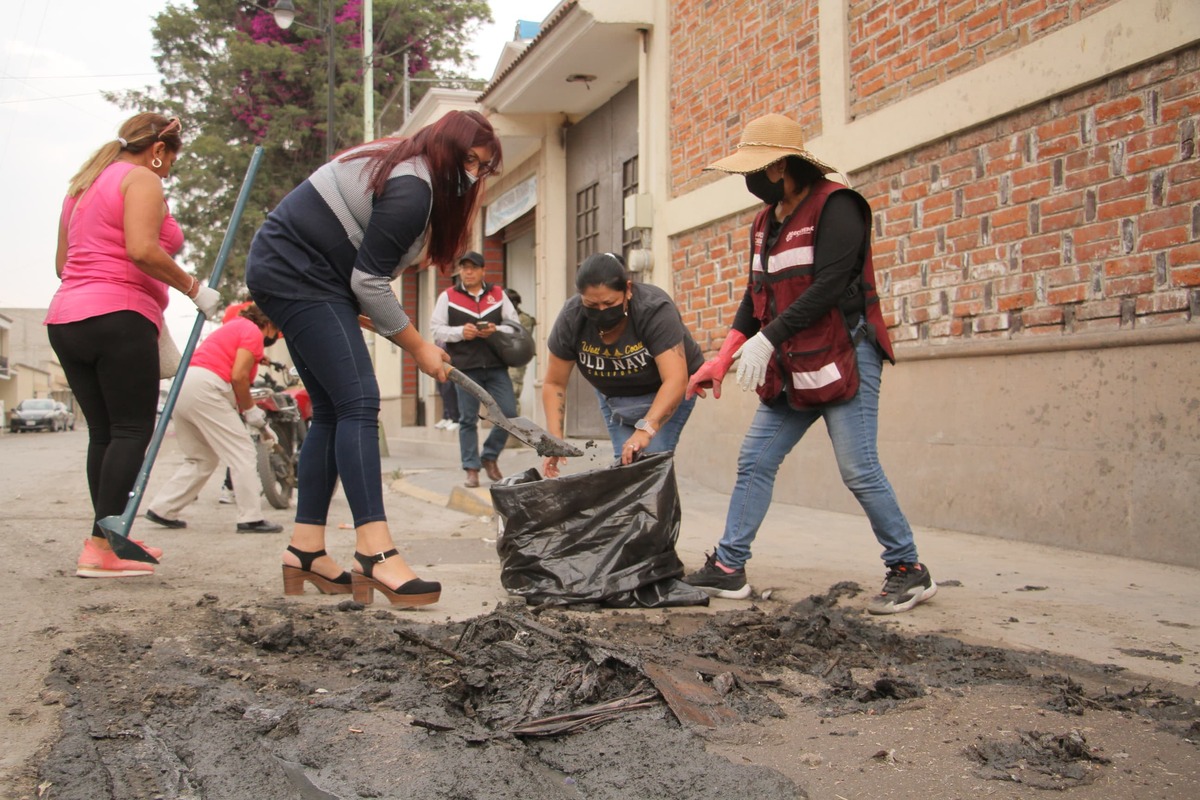 En lo trabajos de limpieza participaron colonos y personal de la UTC. | Foto: Especial