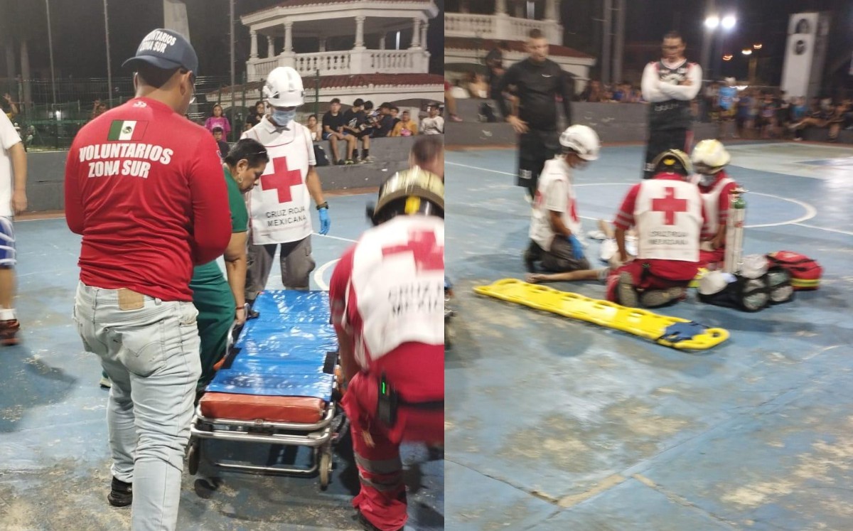 Adulto mayor sufre un infarto mientras jugaba basquetbal y horas después muere.