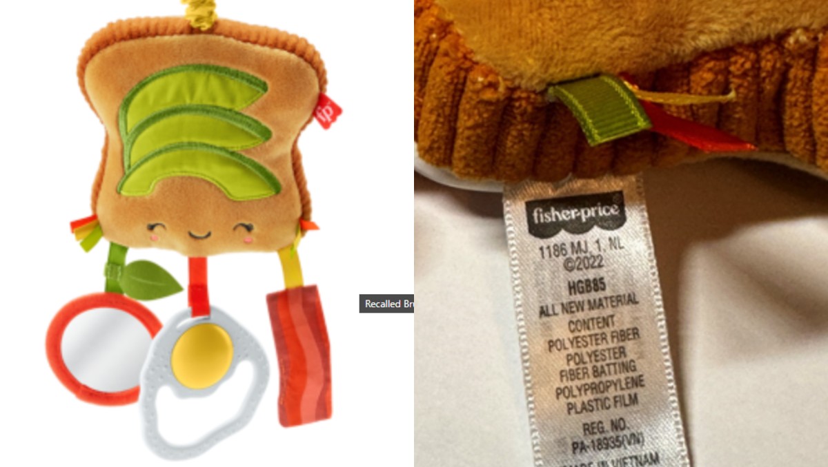 Alertan de Brunch & Go Stroller Toys de riesgo de asfixia | Especial