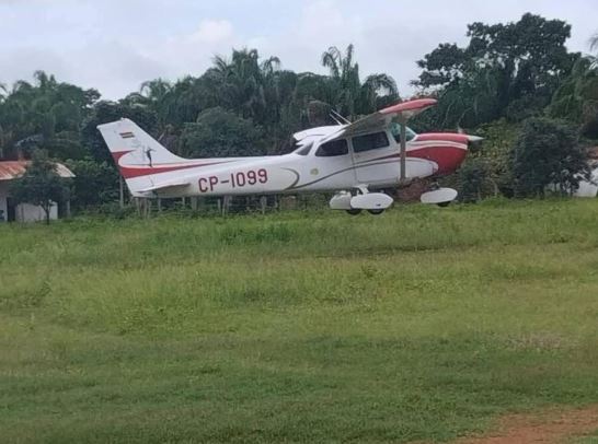 La avioneta partió el miércoles desde Trinidad, capital de la región amazónica de Beni.