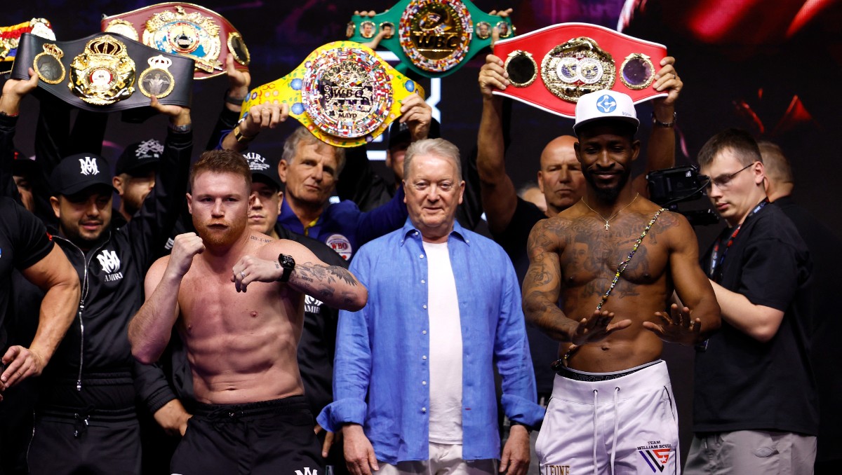 IA da pronóstico de ganador en la pelea de 'Canelo' Álvarez vs William Scull (Reuters)
