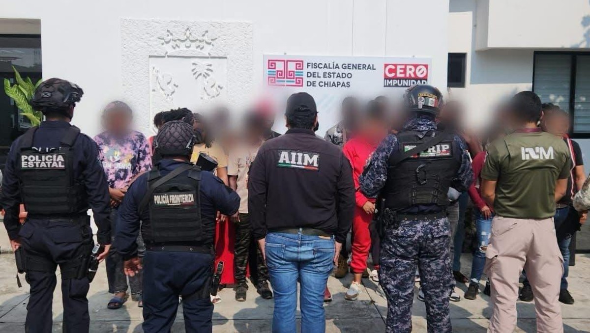 23 migrantes son rescatados en hotel de Tuxtla Chico, Chiapas | Especial