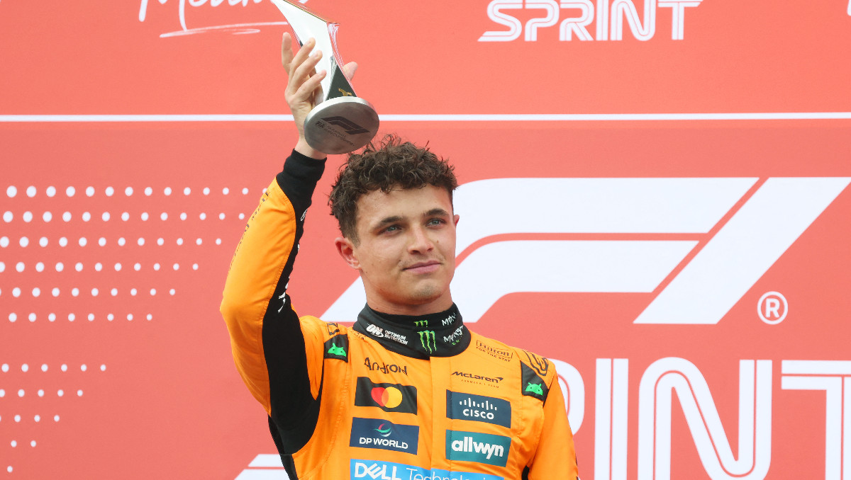 Lando Norris conquista el sprint del GP de Miami (AFP)