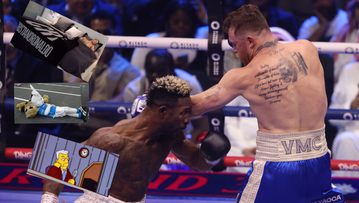 Memes de la pelea de Canelo Álvarez contra William Scull (AFP)