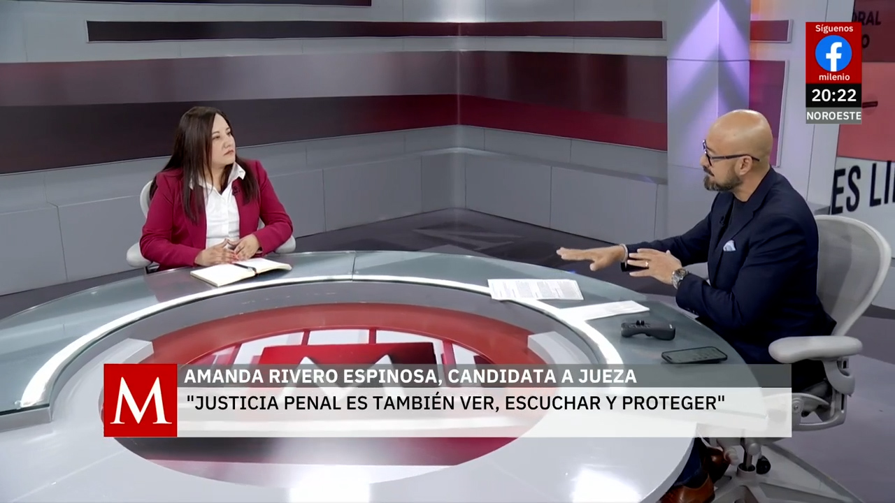 Amanda Rivero apuesta por una justicia penal más humana en elecciones clave