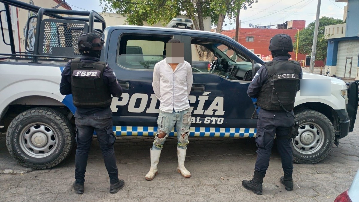 Detienen a hombre señalado de acosar sexualmente a una adolescente en San Luis de la Paz, Guanajuato.