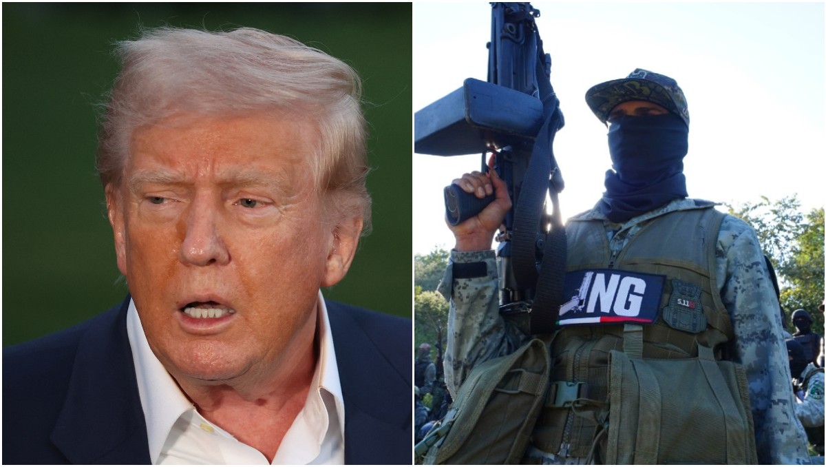 En marzo, Trump designó seis cárteles como organizaciones terroristas foráneas. (Fotos: AFP y Cuartoscuro)