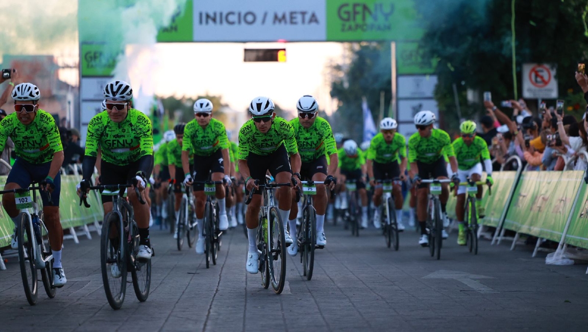Más de dos mil ciclistas se dieron cita en la carrera de este domingo (Foto: Cortesía)