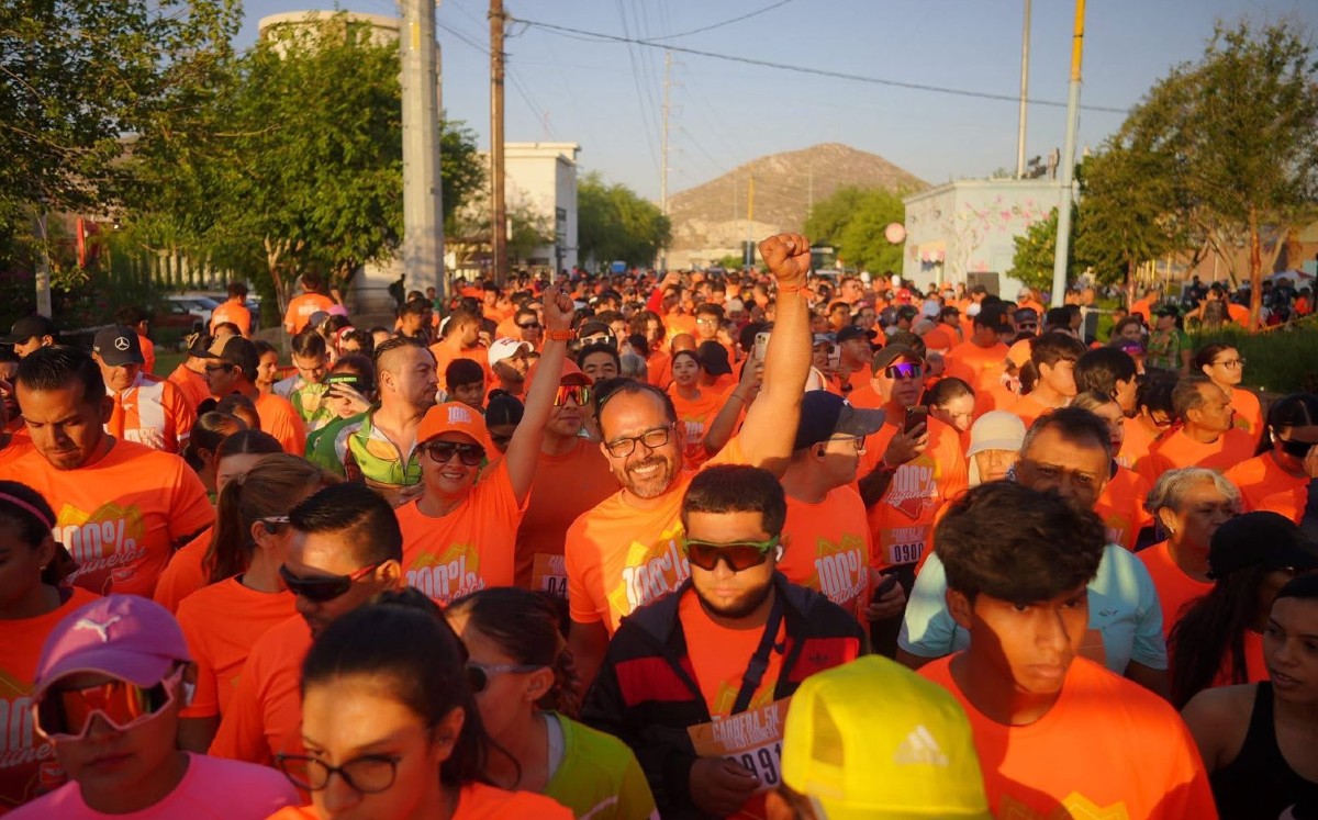 Omar Castañeda realiza carrera con más de mil participantes. l Especial