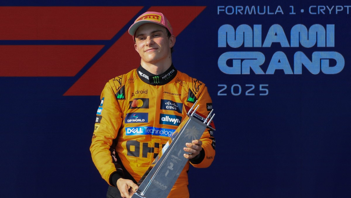 Oscar Piastri gana GP de Miami 2025 (AFP)
