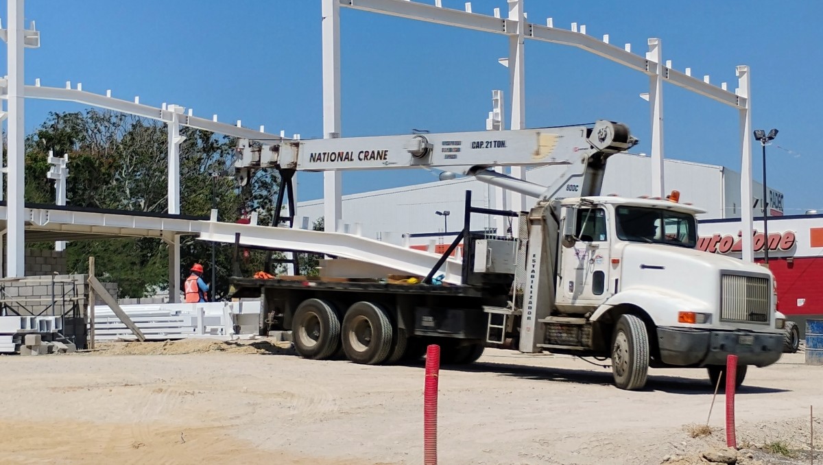 Construcción en Tampico.