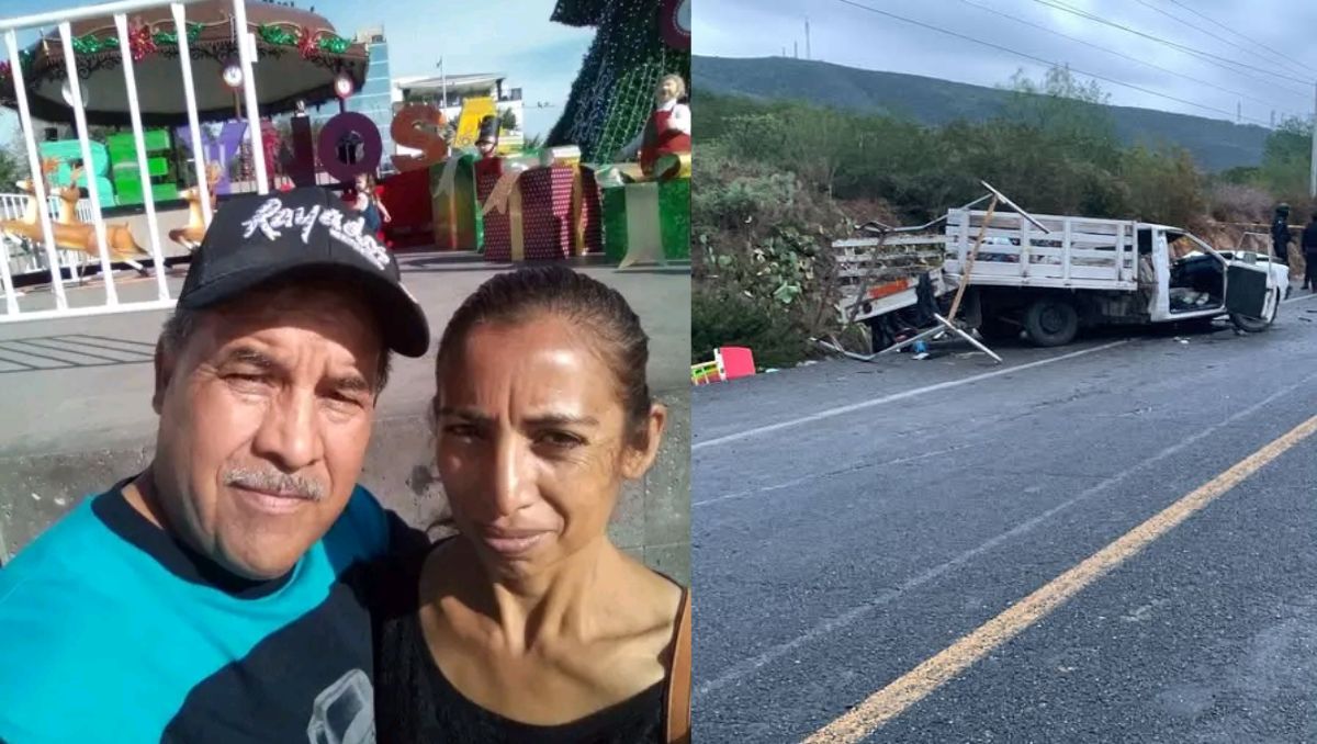 La familia viajaba en una camioneta Nissan Estaquitas en color blanco | Especial