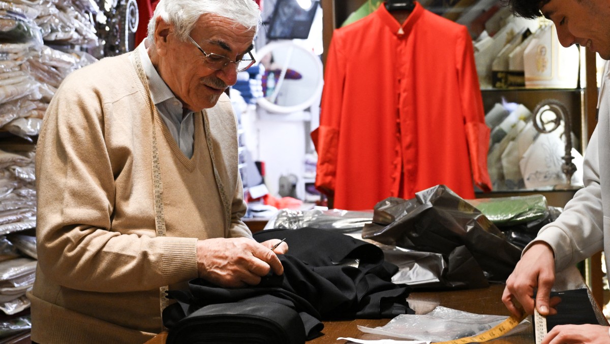 Sotana papa. (Foto: AFP)