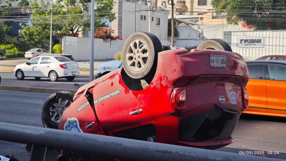 El accidente ocurrió a la altura de la gaza que conecta con la avenida Revolución | Francisco Zúñiga