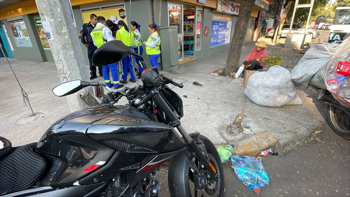 El accidente sucedió en el cruce de Eje 3 Sur Baja California y la calle Tonalá. | Foto: Luis Alfaro