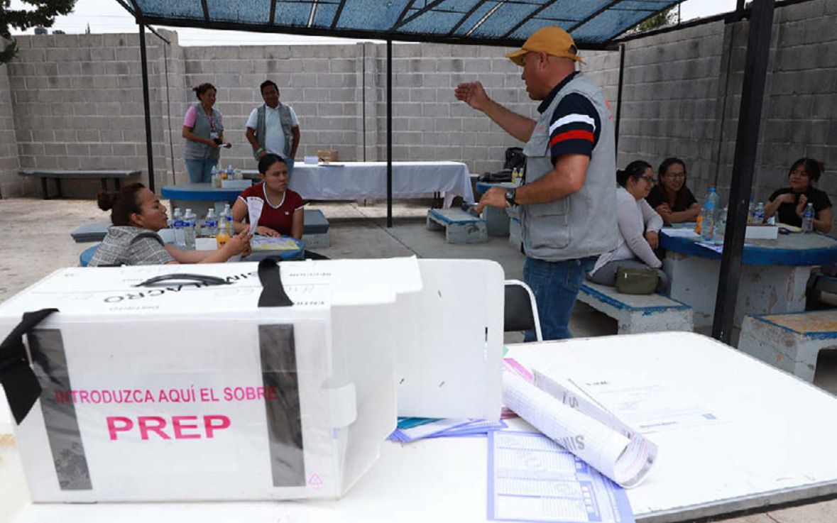 INE capacitó a 47 mil personas 625 para cumplir con esta función. (Jorge Sánchez)!