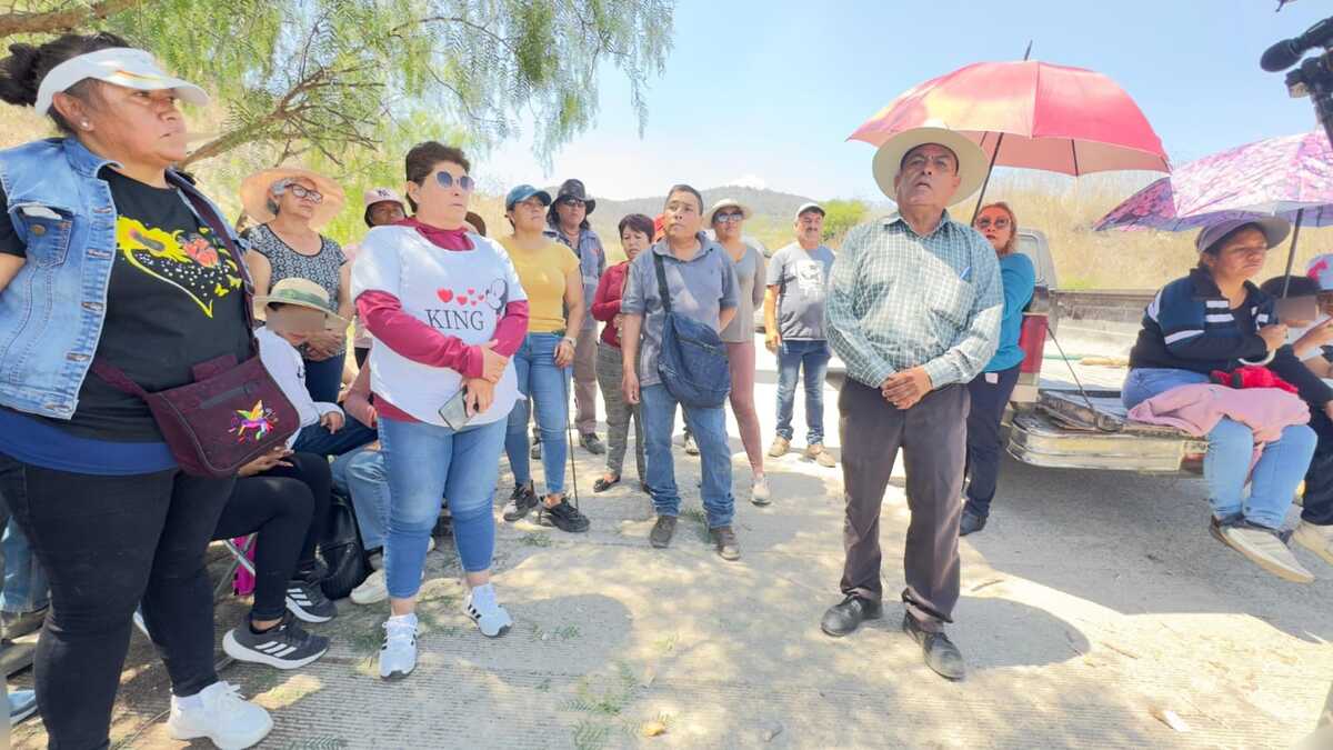 La comunidad está situada en los límites entre Hidalgo y el Estado de México.