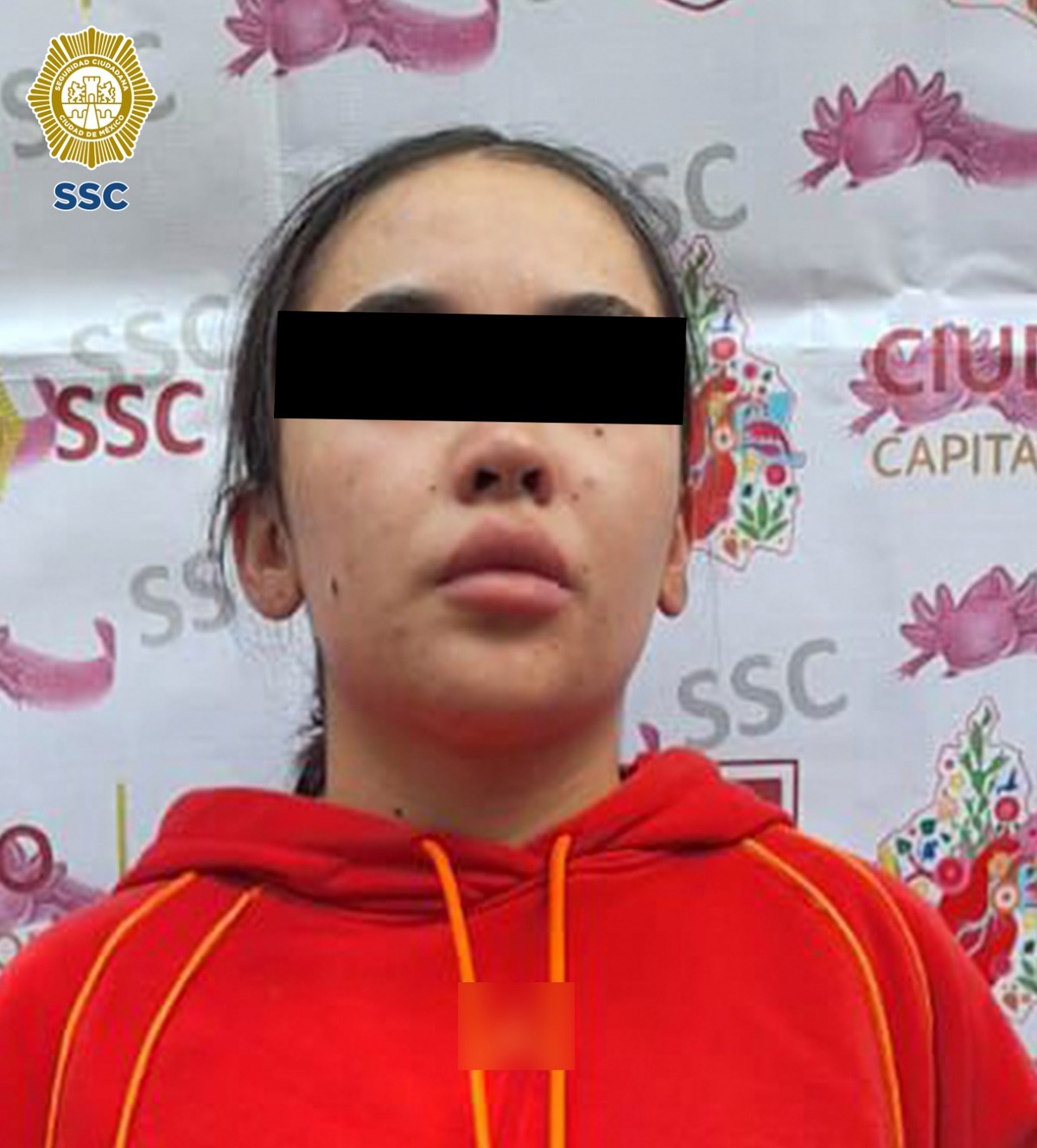 La mujer fue detenida con varias dosis de droga.