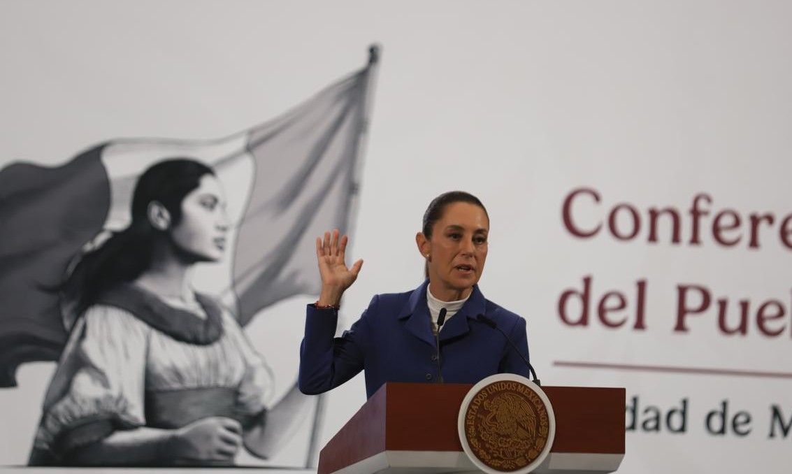 La presidenta de México pidió al INE más promoción para las elecciones del primero de junio | Foto: Jorge Carballo