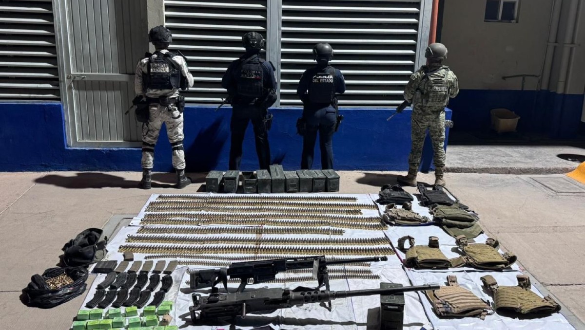 En región de Coyame del Sotol, autoridades aseguran arsenal de alto calibre | Especial