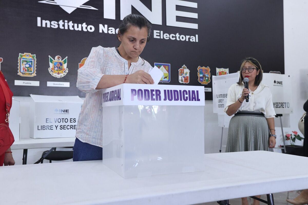 El simulacro organizado por el INE tuvo una duración de casi tres horas. | Foto: Especial