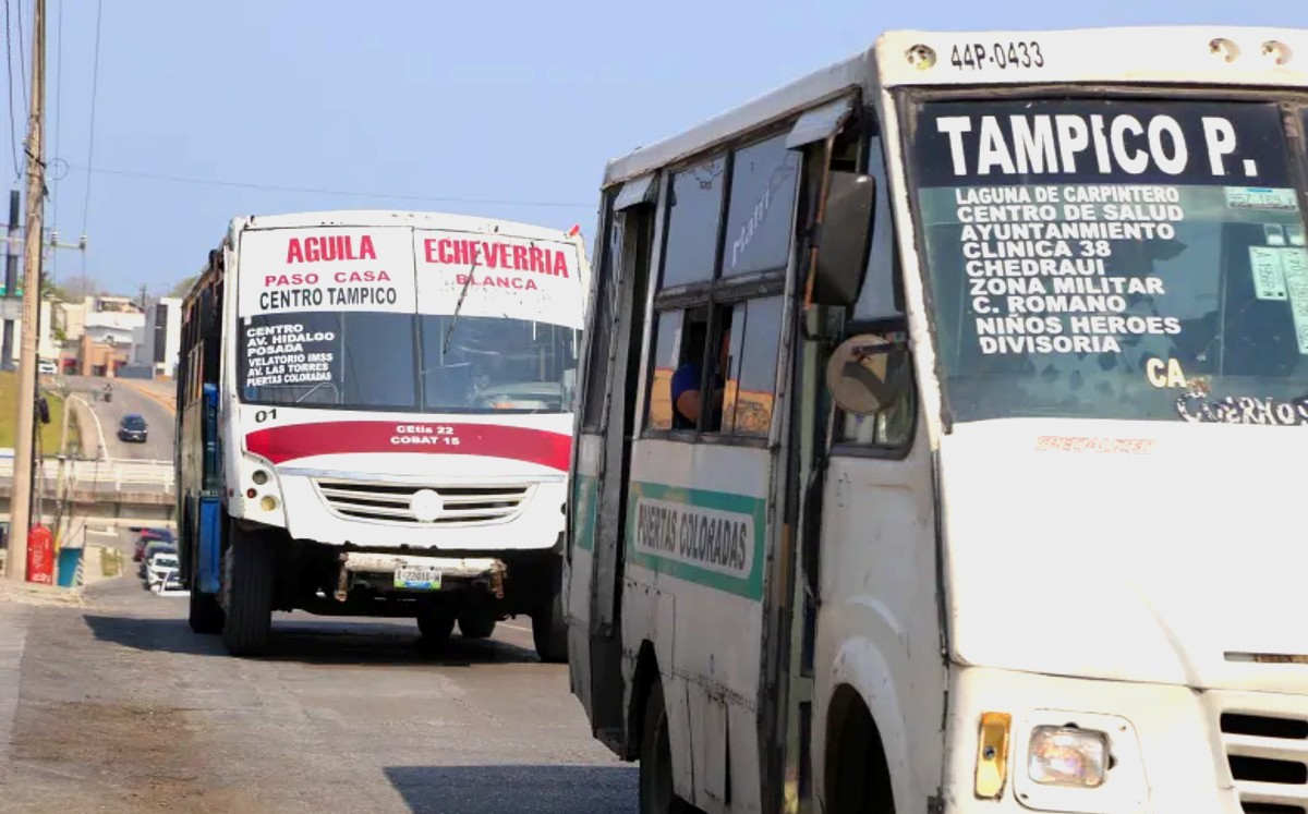 En Tampico, el transporte público carece de 40 rutas, una de las rutas más afectadas es la Águila-Echeverría-Tampico.