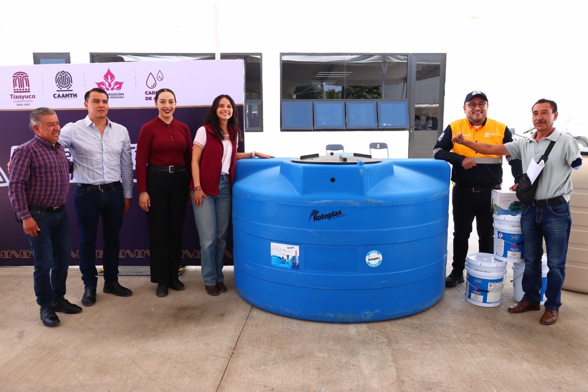La Comisión de Agua y Alcantarillado de Tizayuca entregó subsidios a más de 300 familias