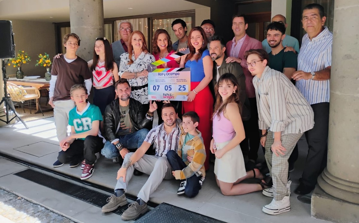 Se llevó a cabo el claquetazo de la telenovela Papás por siempre, de Rosy Ocampo. FOTO: Lizbeth Cruz